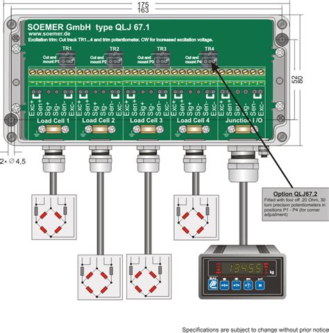 load cell junction box wiring diagram|load cell wiring explained.